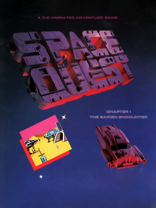 Carátula de Space Quest: The Sarien Encounter