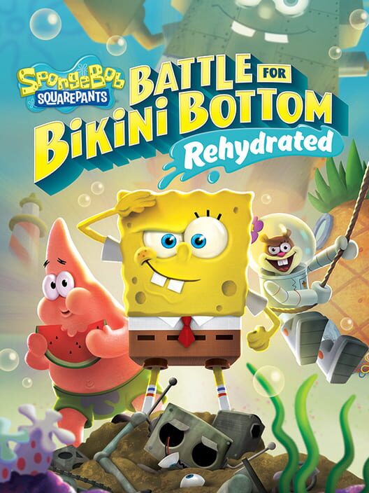 Carátula de SpongeBob SquarePants: Battle for Bikini Bottom - Rehydrated