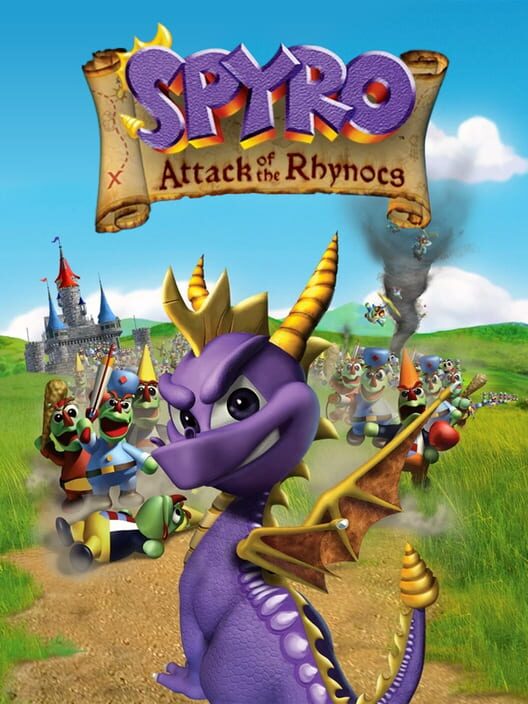 Jaquette de Spyro: Attack of the Rhynocs
