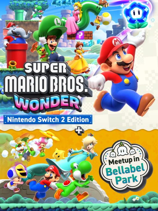 Jaquette de Super Mario Bros. Wonder: Nintendo Switch 2 Edition + Meetup in Bellabel Park