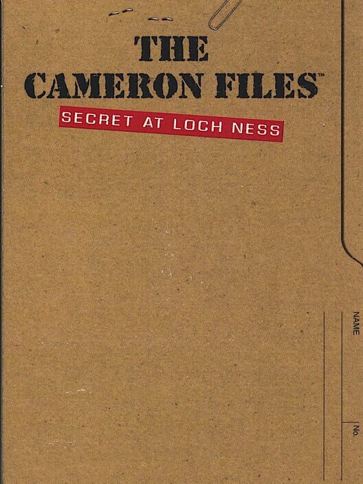 Jaquette de The Cameron Files: The Secret at Loch Ness