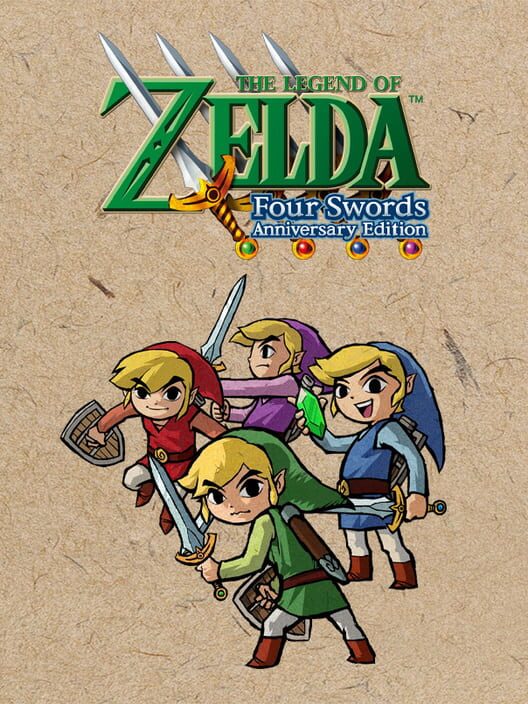 Jaquette de The Legend of Zelda: Four Swords - Anniversary Edition