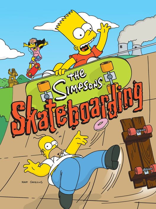 Jaquette de The Simpsons Skateboarding