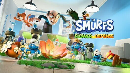 Jaquette de The Smurfs: Flower Defense