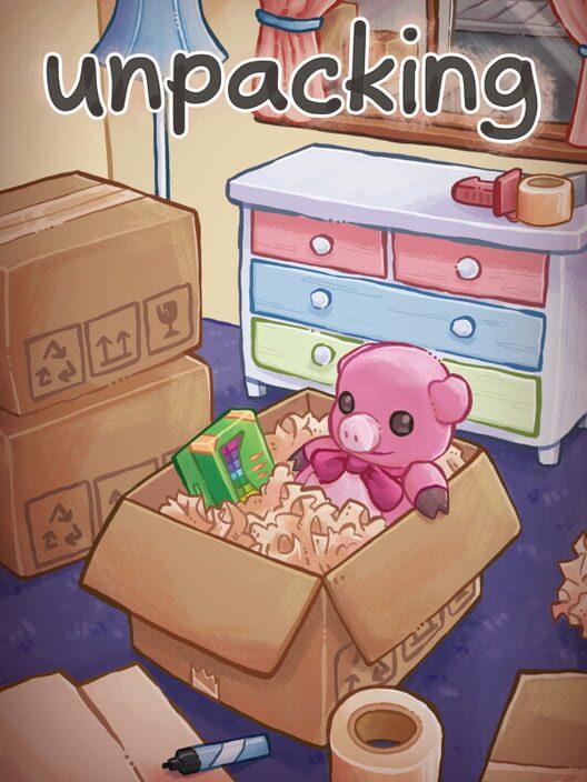 Jaquette de Unpacking