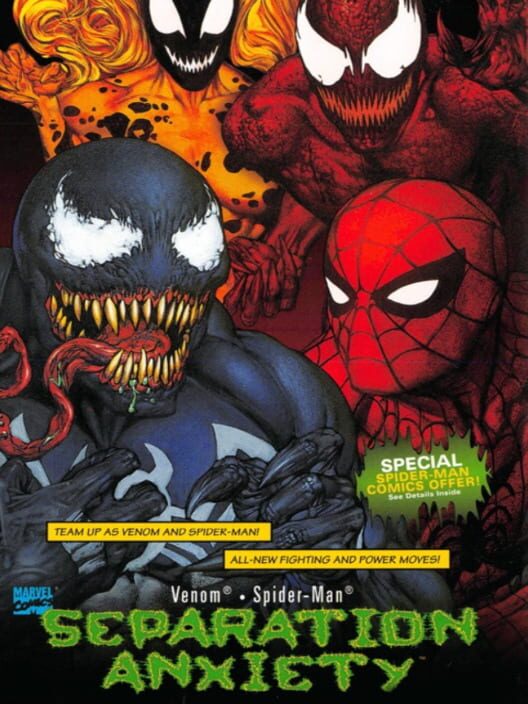Jaquette de Venom/Spider-Man: Separation Anxiety