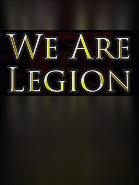 Jaquette de We Are Legion