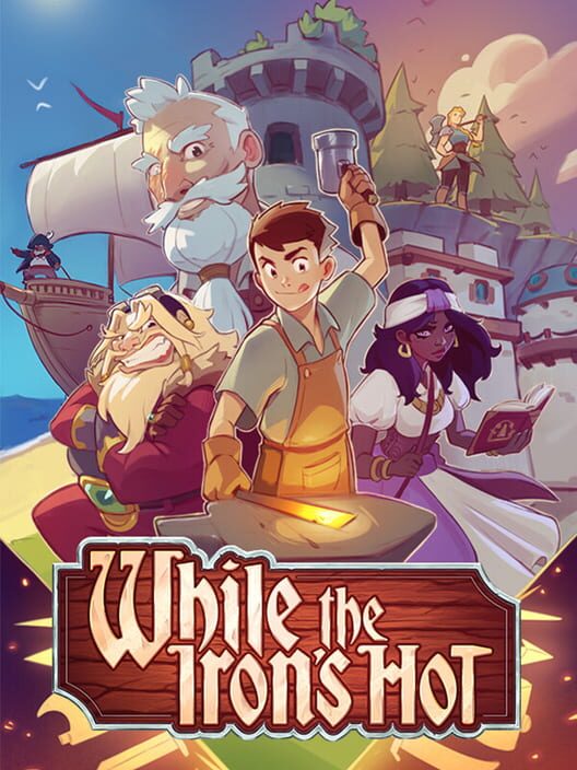 While the Iron’s Hot cover art