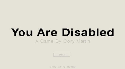 Carátula de You Are Disabled